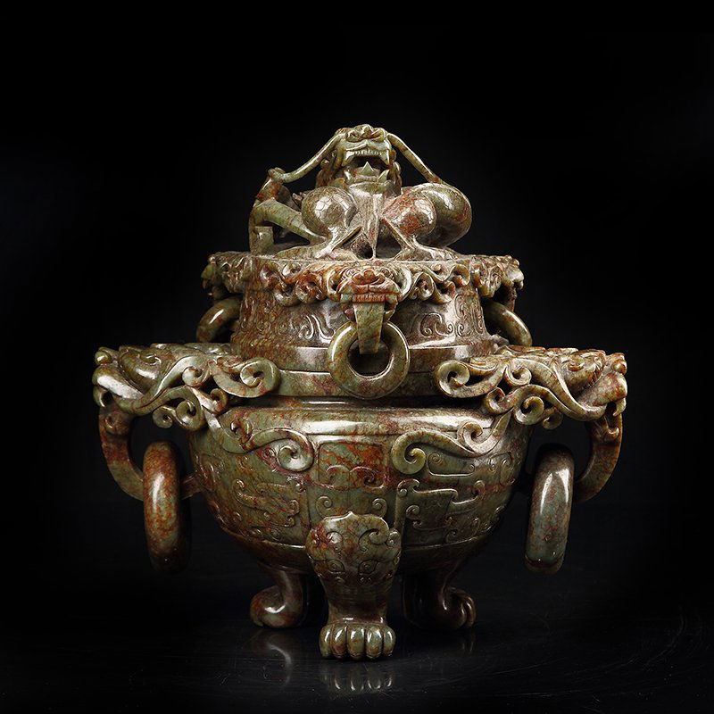 The han dynasty ancient jade incense burner Nov 05, 2017 KN Tang