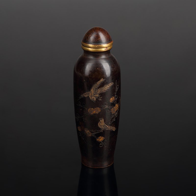 Chinese copper Snuff bottles (1 of 4)
