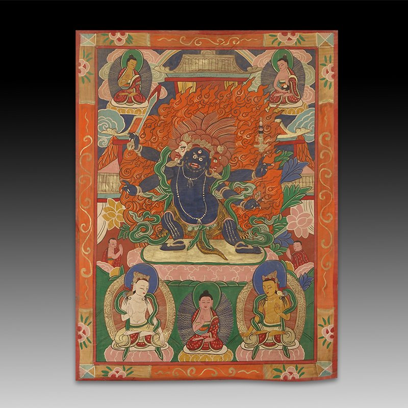 Chinese Qing Dynasty Painting Buddhist Thangka (1 of 6)