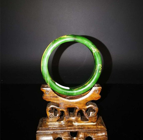 Chinese Jade Bangle Bracelets (1 of 6)