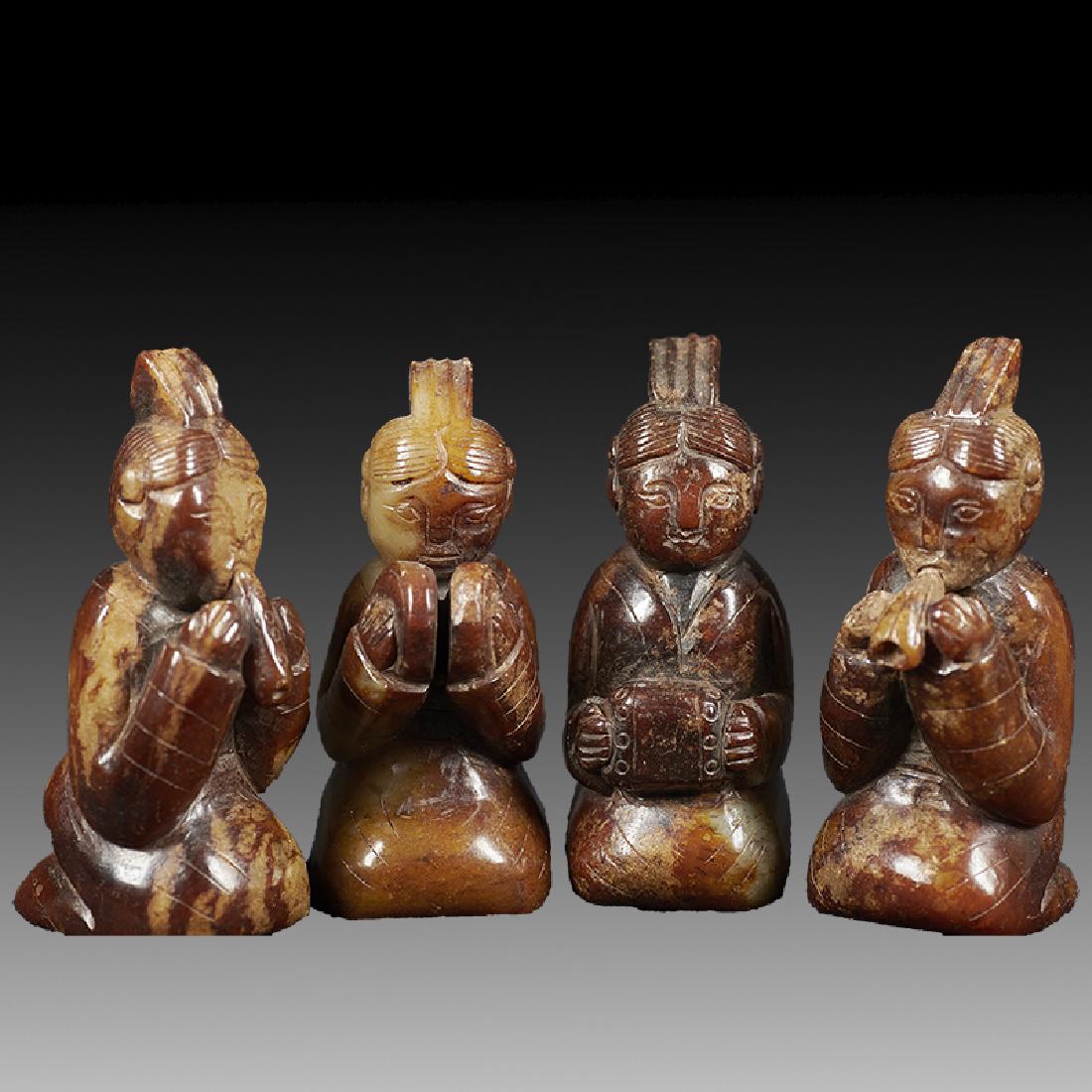 Chinese ancient Jade four figures (1 of 6)