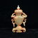 Chinese Hard wood inlaid with bamboo Brush Pot