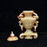Chinese Hard wood inlaid with bamboo Brush Pot - 3