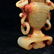 Chinese Hard wood inlaid with bamboo Brush Pot - 6