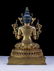 Chinese Gilt Bronze Manjushiri Buddha - 5