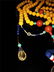 Chinese Amber Court Necklace - 5