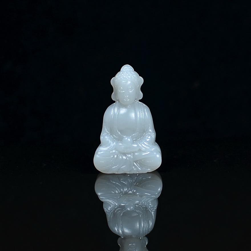 Chinese Hetian Jade Buddha (1 of 5)