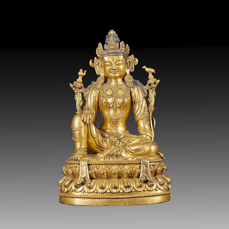 Chinese Ming Dynasty Tibetan Bronze Buddha (1 of 5)