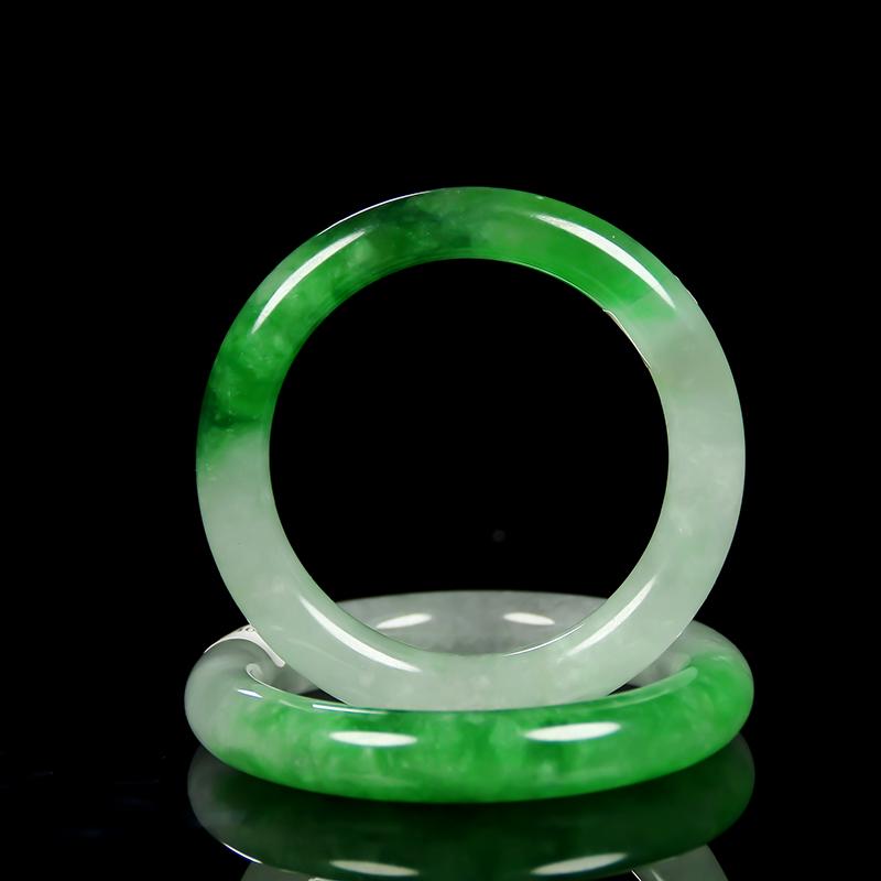 Pair of Chinese Jade Bracelets (1 of 6)