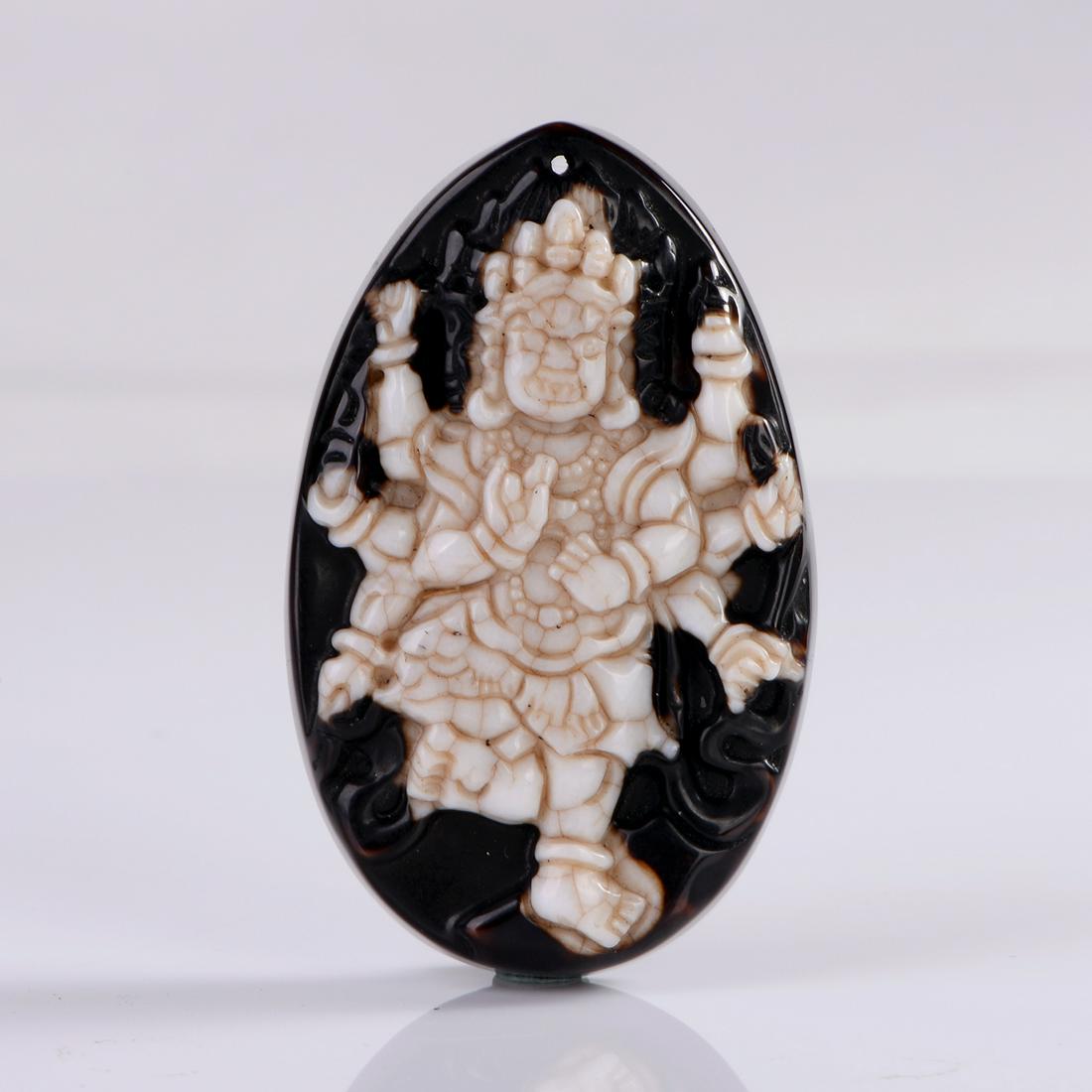 Fine Old Tibetan Celestial Bead Tianzhu  Buddha Pendant (1 of 5)