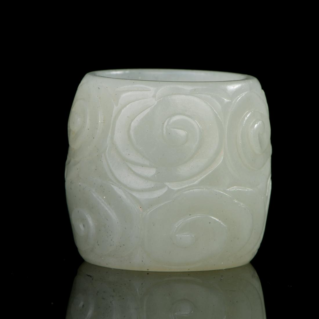 Good Chinese Carved Jade  Plaque (1 of 5)