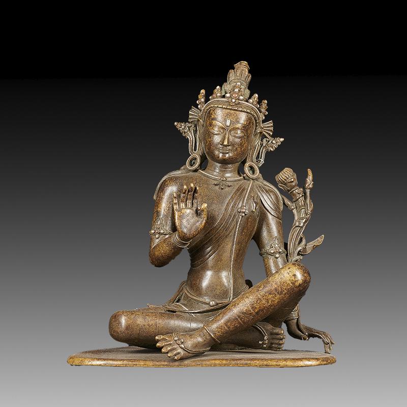 Chinese Qing Dynasty  Tibetan Bronze Buddha (1 of 5)
