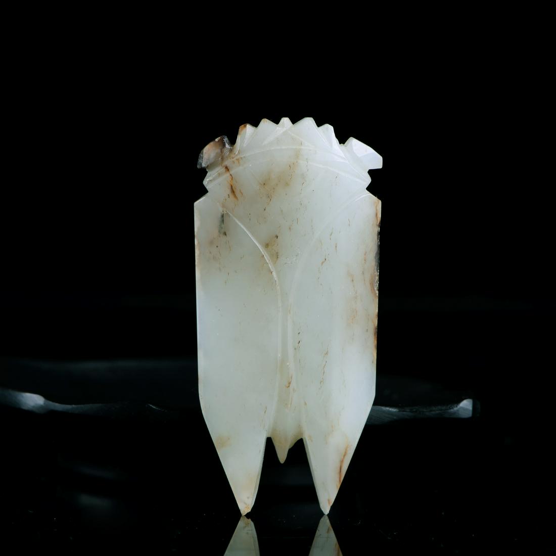 Chinese Han Dynasty Jade Cicada (1 of 5)