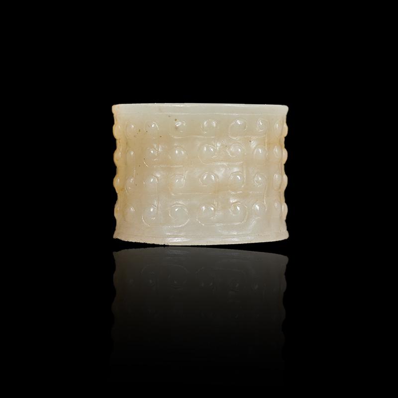 Chinese Qing Style jade Archer Ring (1 of 5)