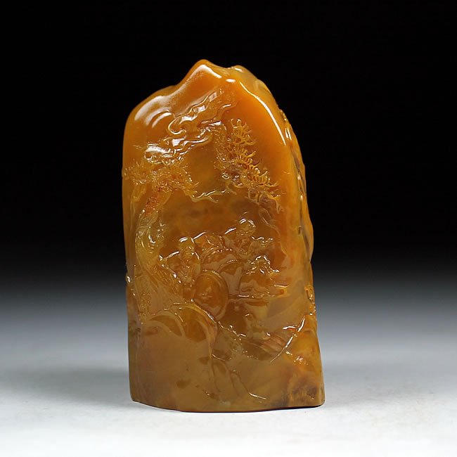 Beautiful Color Chinese Natural Shoushan Stone Seal (1 of 5)