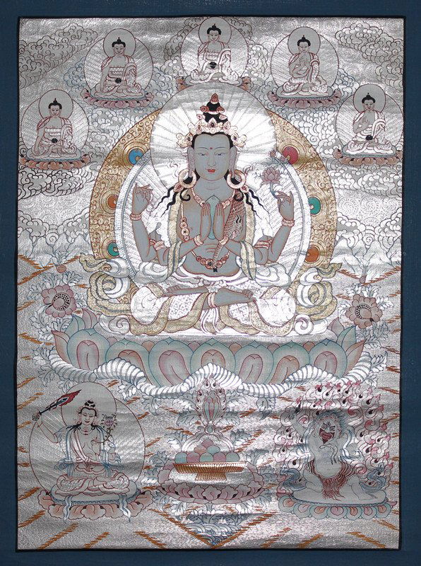 Chinese Tibet Tangka (1 of 5)