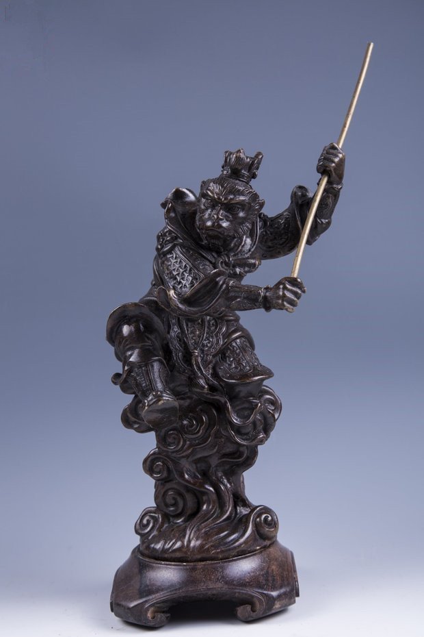 Chinese Pure copper the monkey (1 of 4)