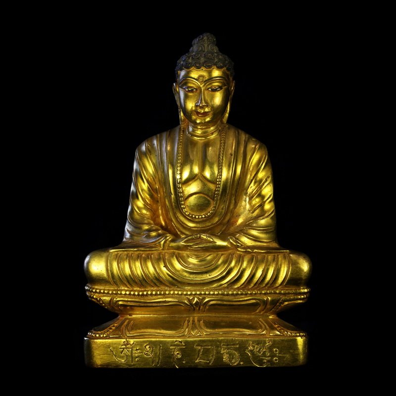 All the gold in the qing dynasty old Buddha Buddha had (1 of 4)