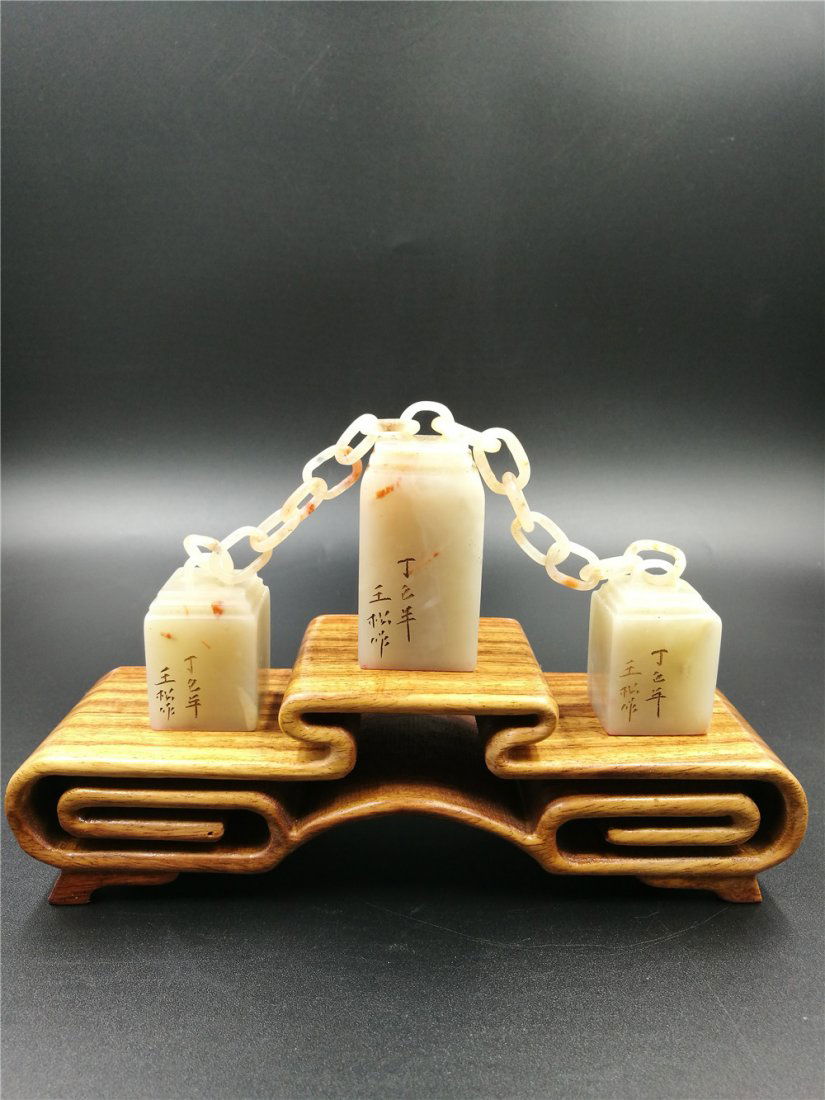 Chinese Three titles together seal (1 of 6)