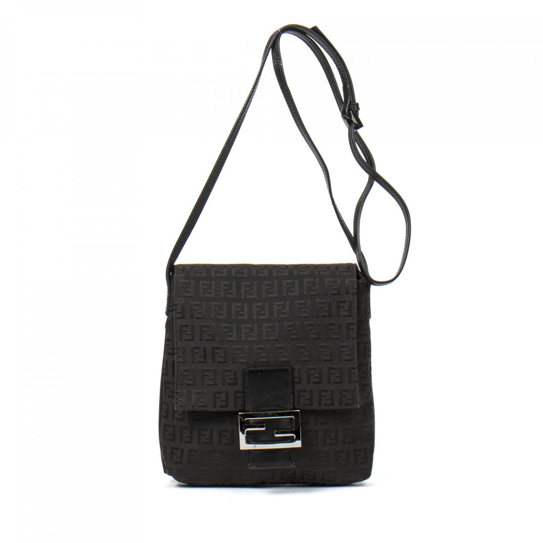 FENDI Crossbody Flap Buckle Shoulder Bag (1 of 8)