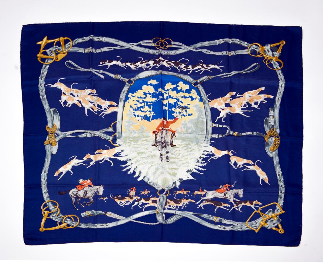 HERMES foulard de soie le bien aller (1 of 2)
