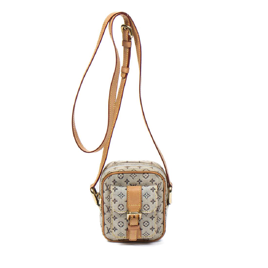 LOUIS VUITTON Juliette PM in Blue Monogram Idylle (1 of 8)