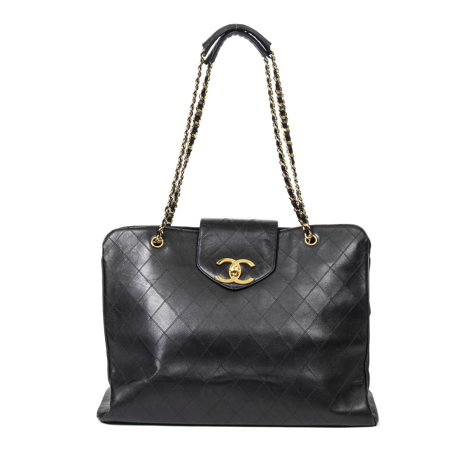 Chanel Smooth Leather Supermodel Tote