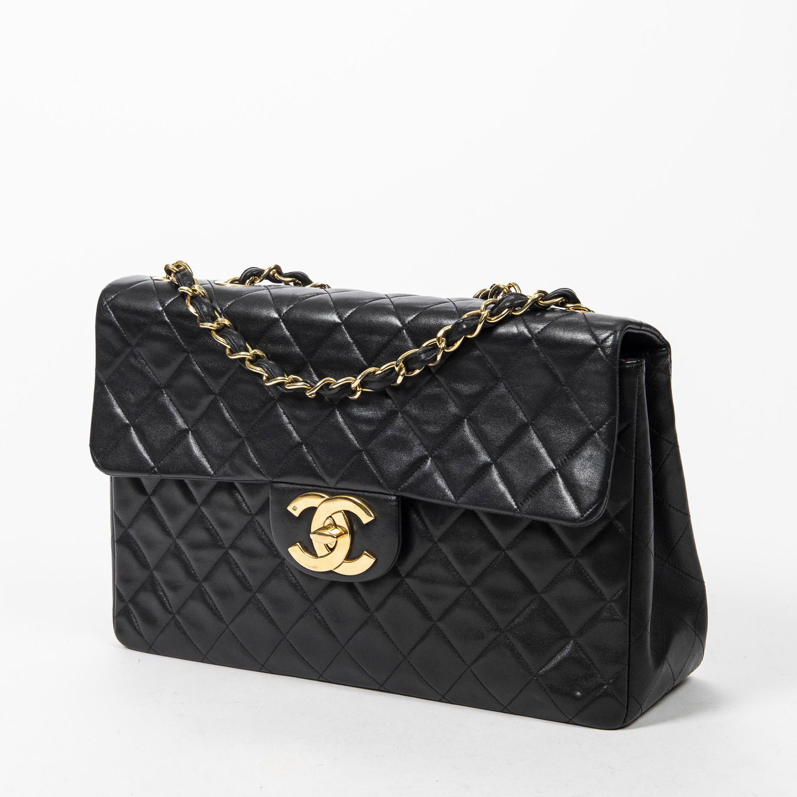 Chanel Quilted Leather Maxi Jumbo - 2