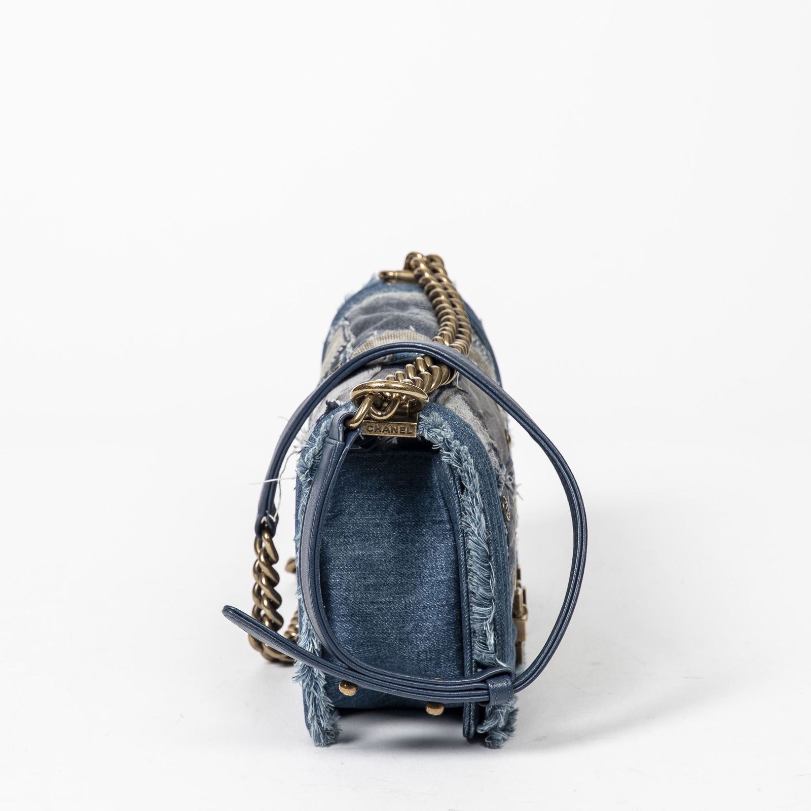 Chanel Denim Canvas Ltd. Edition Boy Denim Patchwork - 4