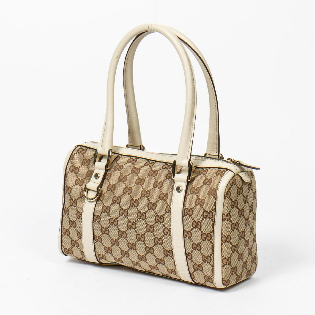 Gucci Monogrammed Canvas Abbey Boston - 2