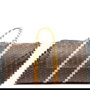 Louis Vuitton Keepall 60cm: Pre-loved Louis Vuitton Keepall 60cm in Brown Monogram Canvas, Golden Brass hardware. Dimensions (L*H*D) : 60*26*31cm. Production code : SP0948. Condition rating AA, considered as Perfect condition. P