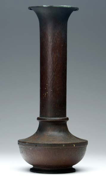 12 Roycroft Hammered Copper American Beauty Vase With Sep 29