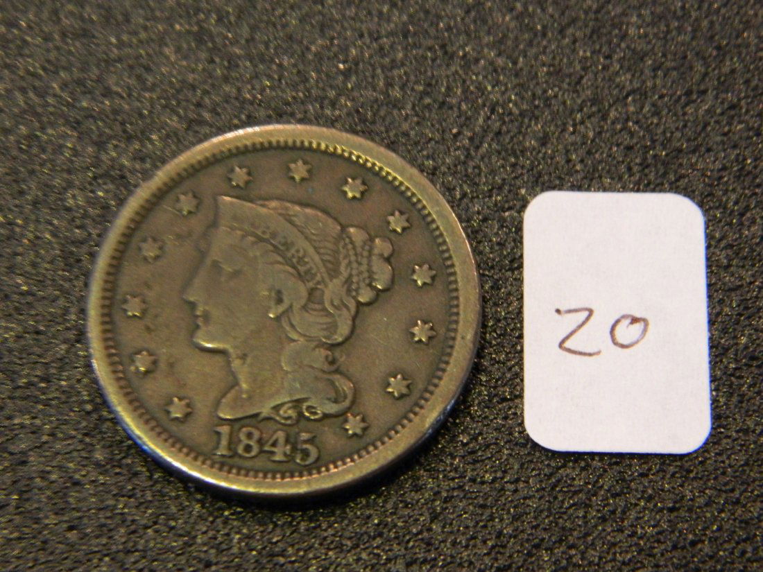 1845 Large Cent (1 of 2)