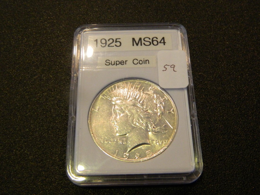 1925 Peace Dollar: 1925 Peace Silver Dollar MS