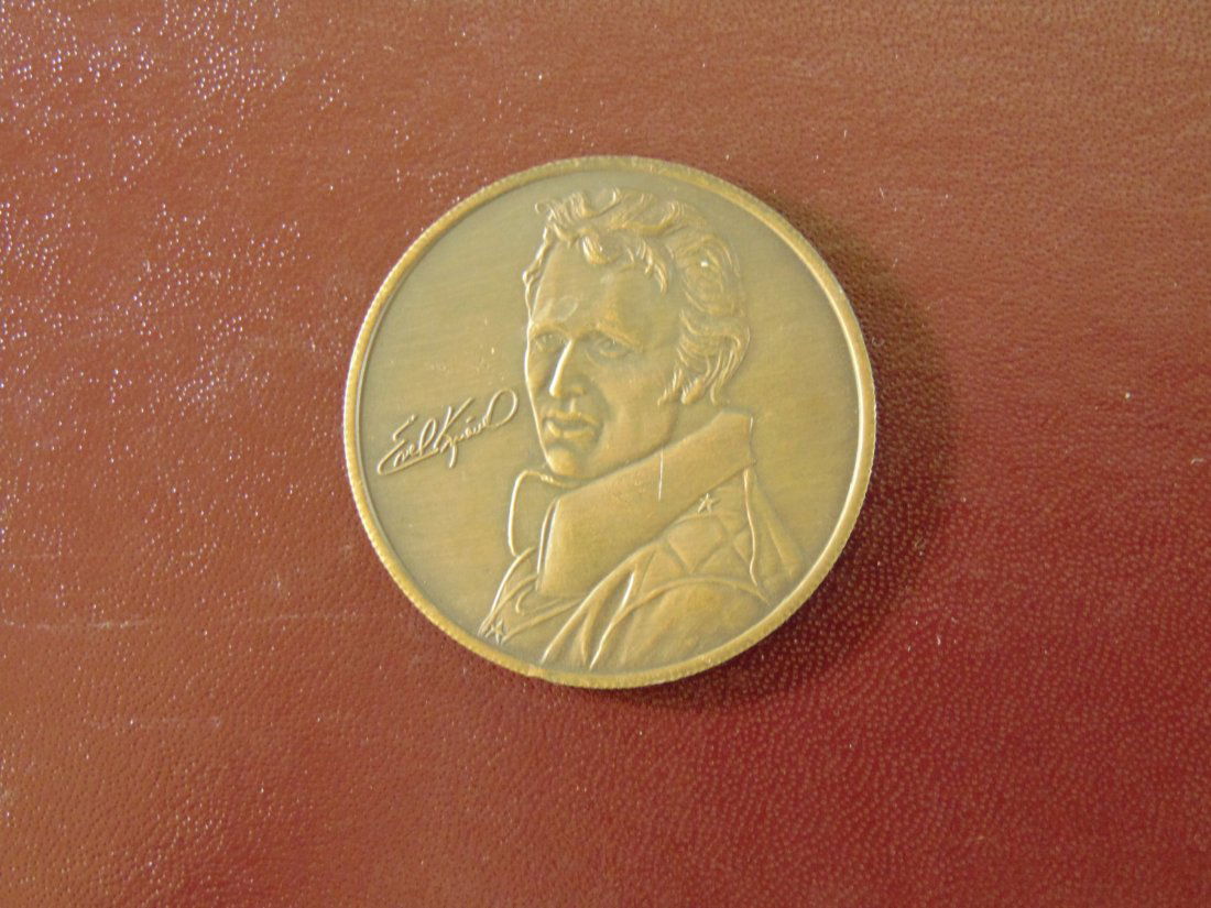 Evel Knievel Motorcycle Coin/Medallion (1 of 1)