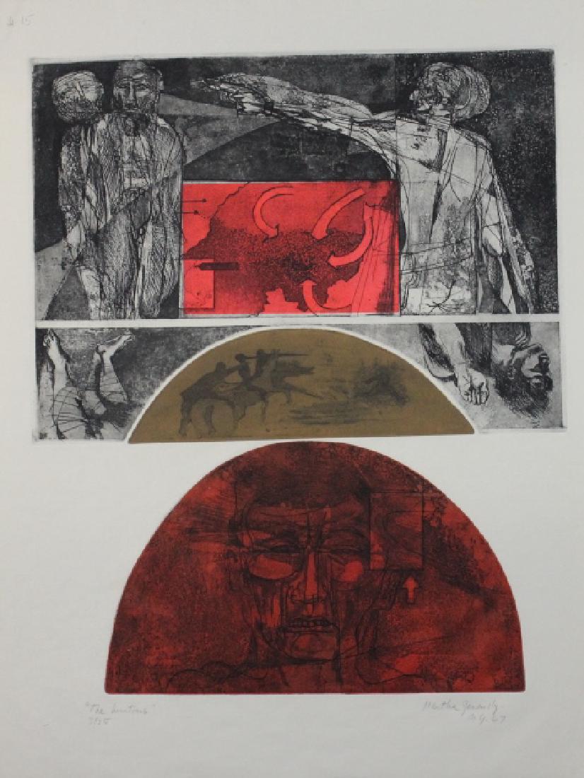 Lot of 6 Mid Century Modern L/E Prints from Bass Museum (1 of 7)