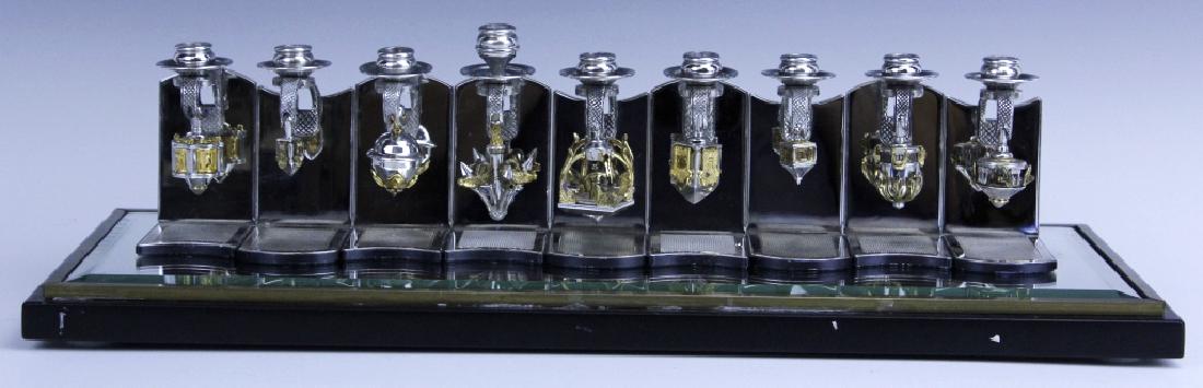 SWED Masters Sterling Silver Menorah & Dreidel JUDAICA (1 of 10)