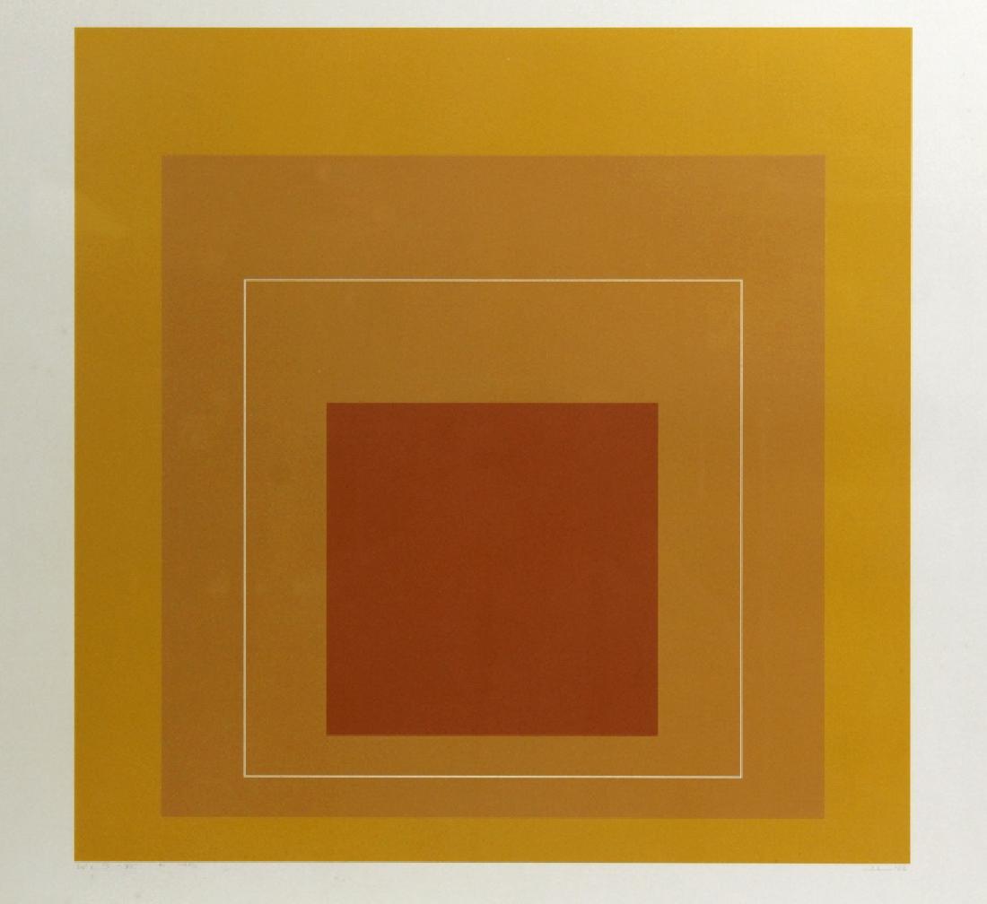 Signed Josef Albers WLS-VI White Line Squares Serigraph (1 of 6)