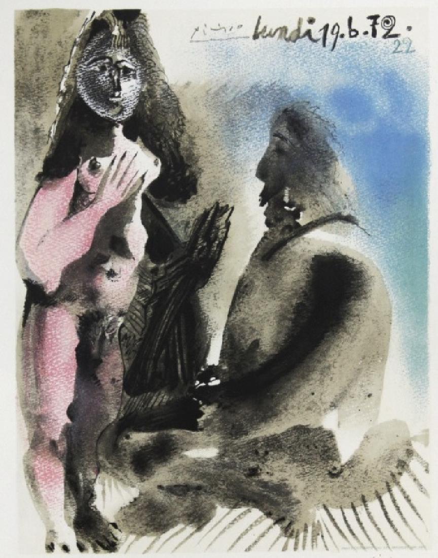 Pablo Picasso Color Litho Poster Lithograph Red Signed (1 of 7)