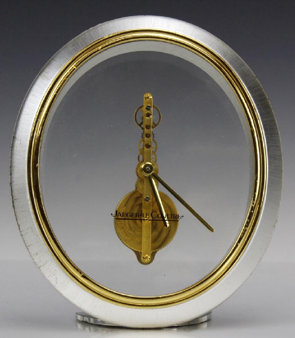 VTG Jaeger Le Coultre 16j 8 Day Skeleton Desk Clock (1 of 6)