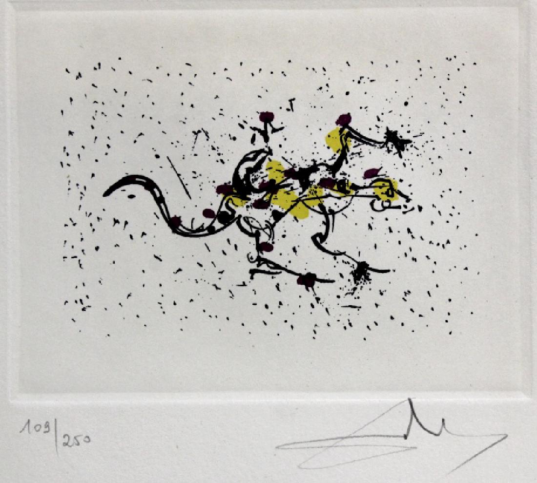 Pencil Signed Salvador Dali Scorpio Zodiac Etching (1 of 7)