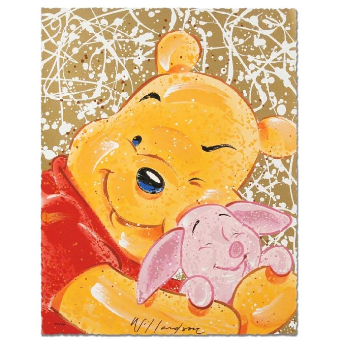 Signed David Willardson LE Pooh & Piglet Serigraph (1 of 3)