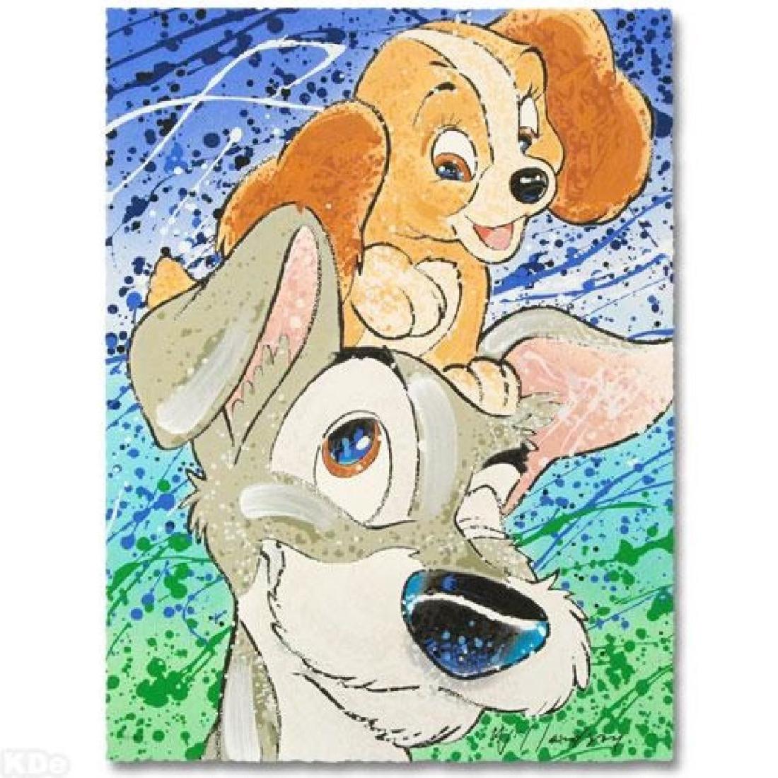 Signed David Willardson Lady Tramp L/E Serigraph (1 of 2)