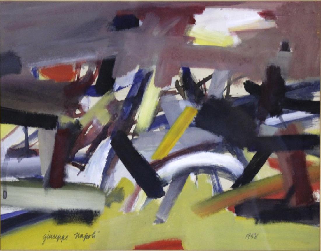 GIUSEPPE NAPOLI New York School Abstract Painting (1 of 5)