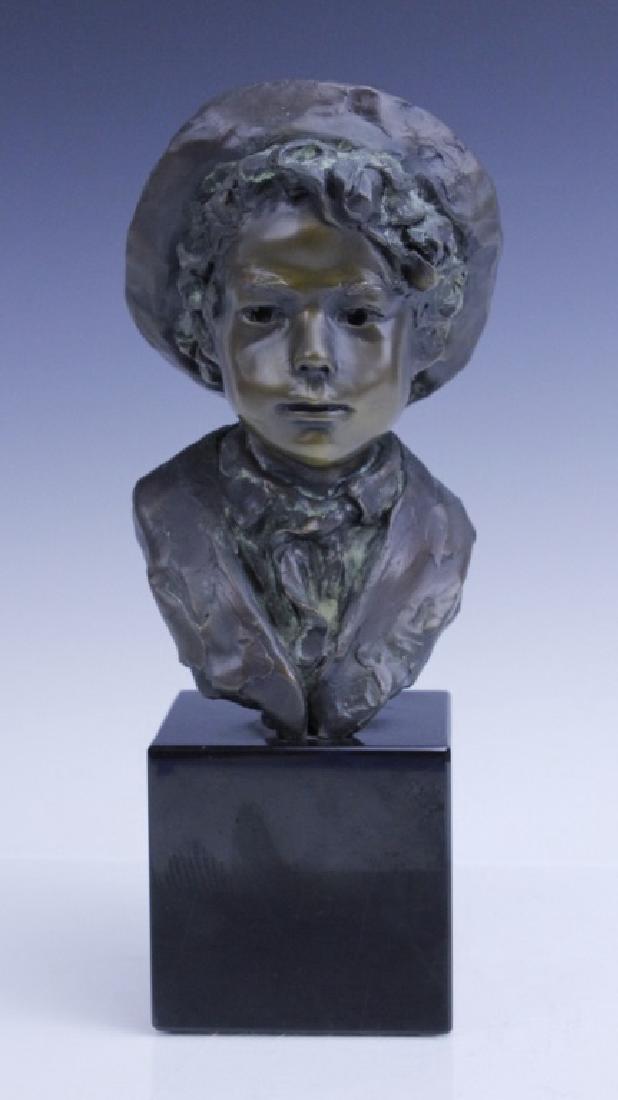 GLENNA GOODACRE Irish Waif Boy Bronze Sculpture (1 of 9)