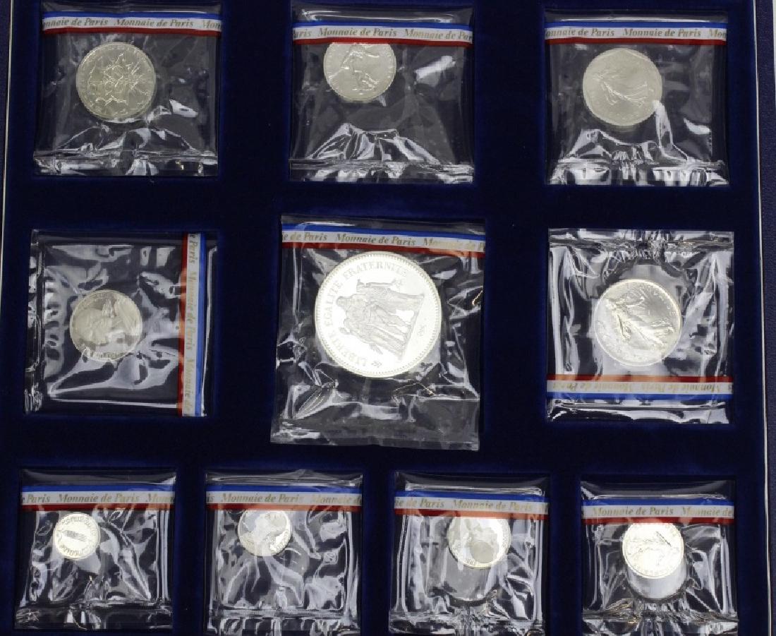 Rare 1979 French 10 Coin Piefort Set Monnaie Paris (1 of 3)