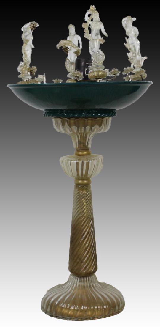 Seguso Murano Italian Art Glass Figural Fountain (1 of 10)