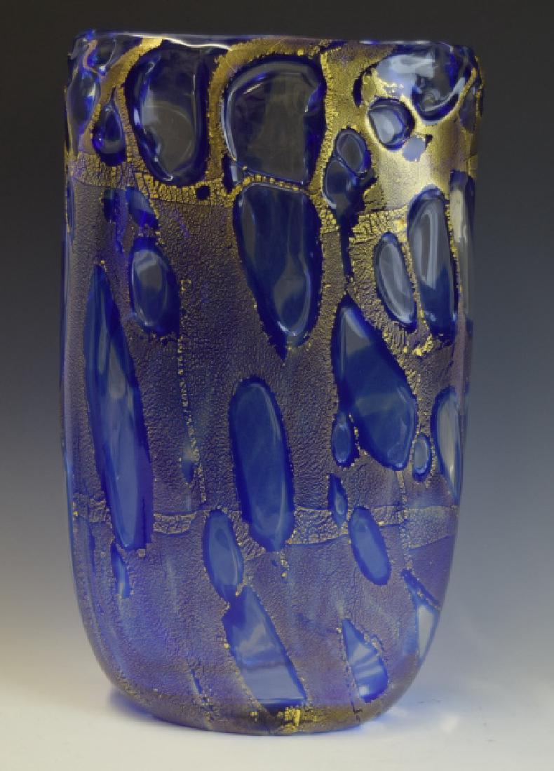 Mid Century Modern Art Glass Vase Signed Cummings (1 of 7)