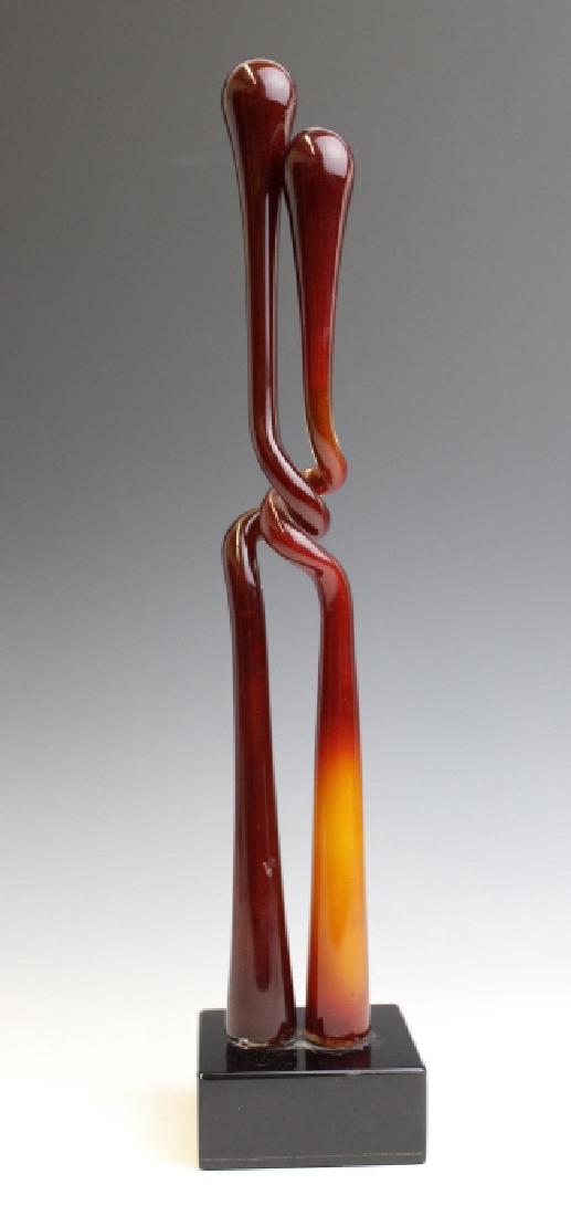 ALEX ARBELL Ein Hod Israel Art Glass Sculpture (1 of 4)