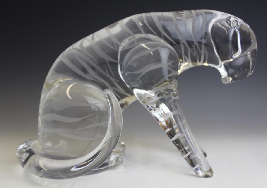 Large Vilca Italian Art Glass Tiger Figurine (1 of 8)
